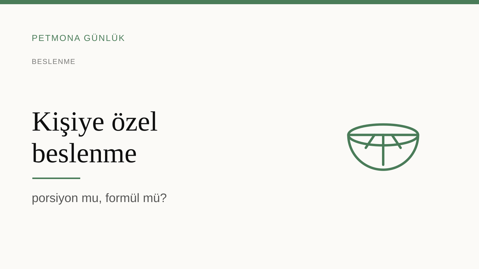 Kişiselleştirilmiş beslenme: dostunuza özel mama dönemi