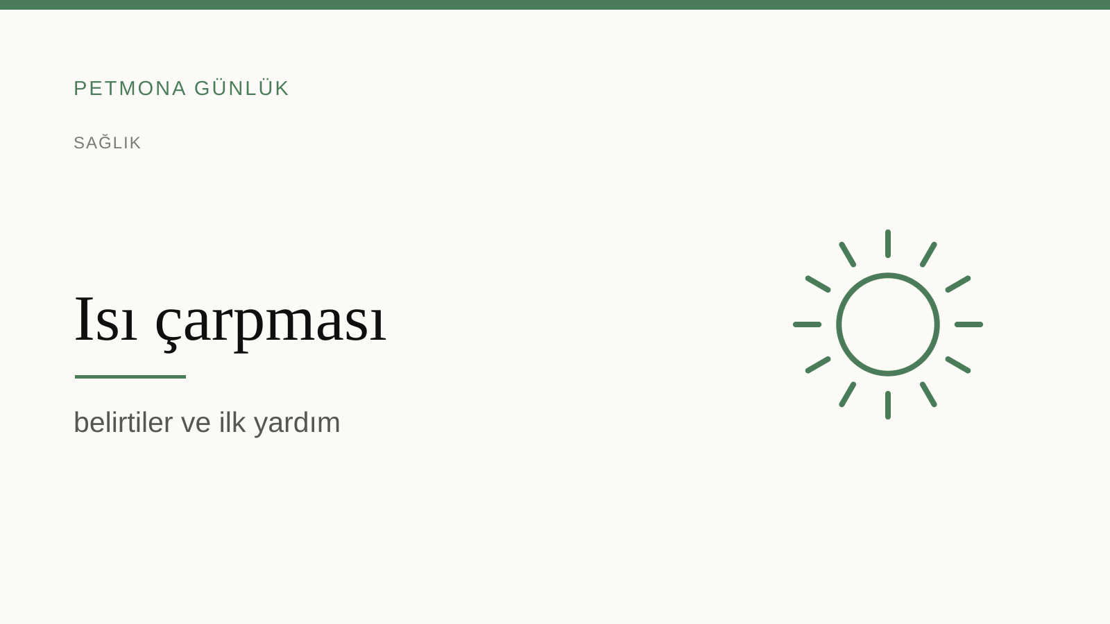 Köpeklerde ısı çarpması: belirtiler ve ilk yardım