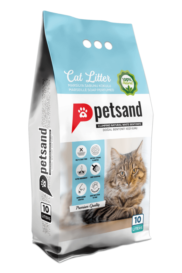 petsand marsilya sabunlu kedi kumu