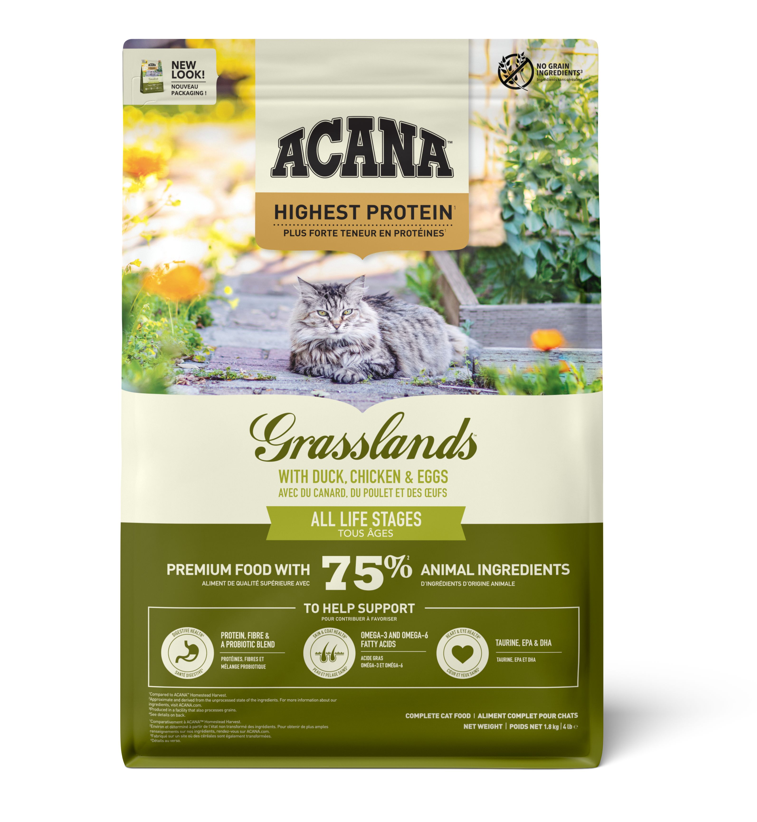acana yüsek proteinli kedi maması