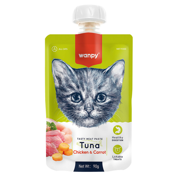 wanpy ton balıklı ve tavuklu krema