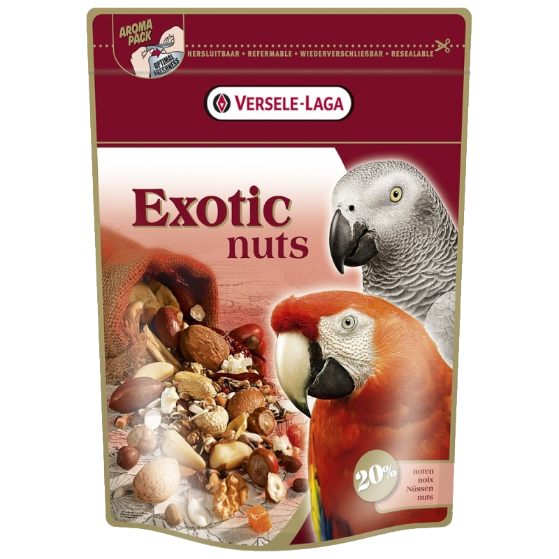 Versele-Laga Prestige Exotic Nuts Papağan ve Paraket Kuruyemiş Karışımı 750 g