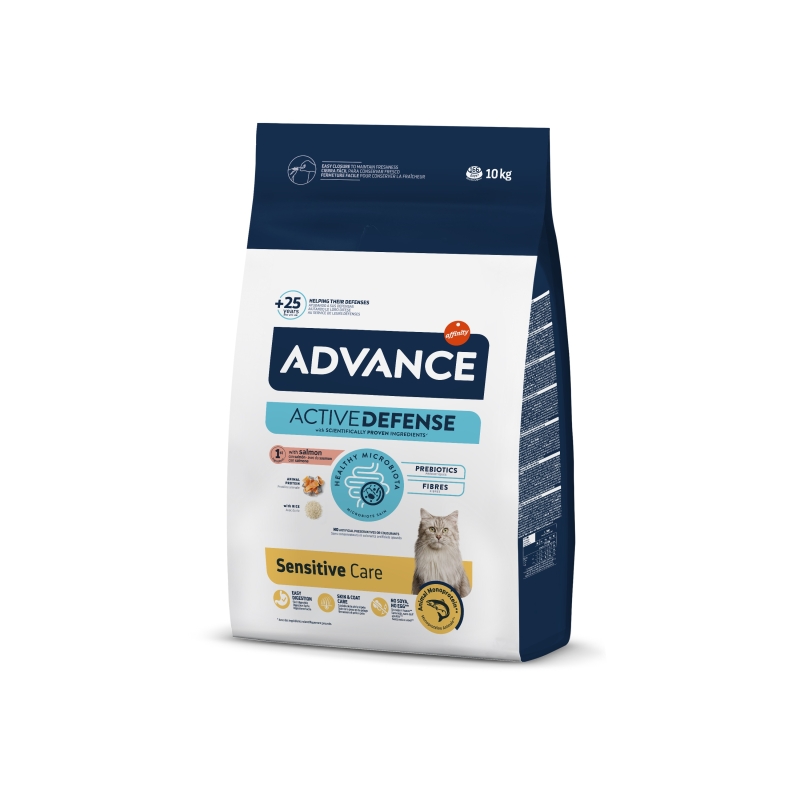 Advance Cat Adult Sensitive Somonlu Yetişkin Kedi Maması 10 kg