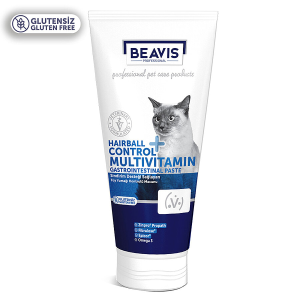 Beavis Hairball & Multivitamin & Gastrointestinal Kedi Malt Macunu 75 ml görsel 2